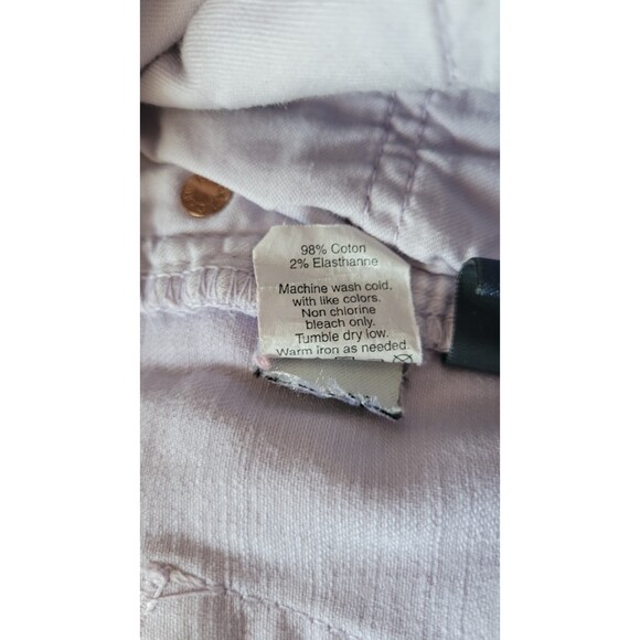 J. Crew Chopped Matchstick Lilac Purple Capri - Picture 4 of 4